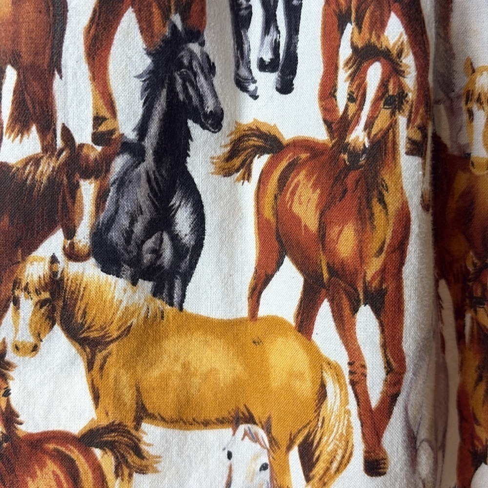 An Original by Babies ‘n Bows | Vintage Horse Equestrian Print Sleeveless Dress - Picture 10 of 17